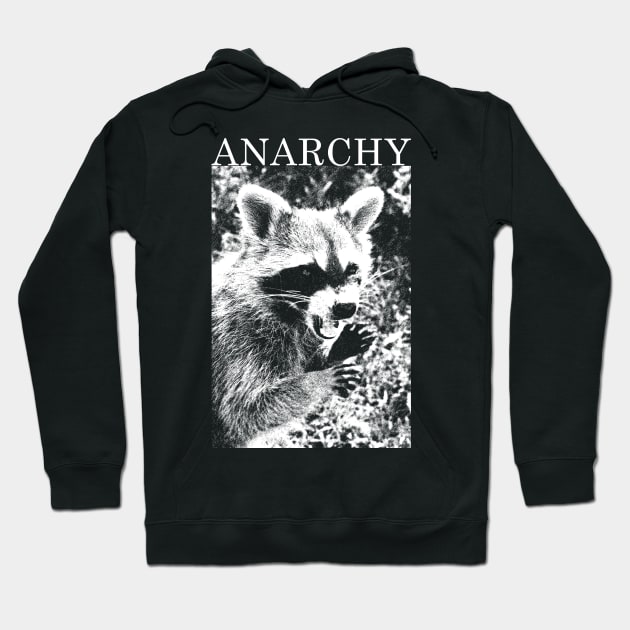 Anarchy Raccoon Hoodie by giovanniiiii